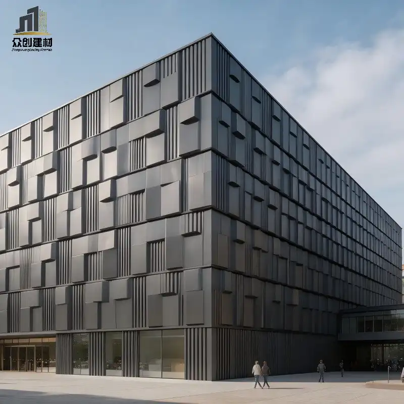 Concave Convex Aluminum Wall Panel | 3D Textured Aluminum Facade & Interior Cladding